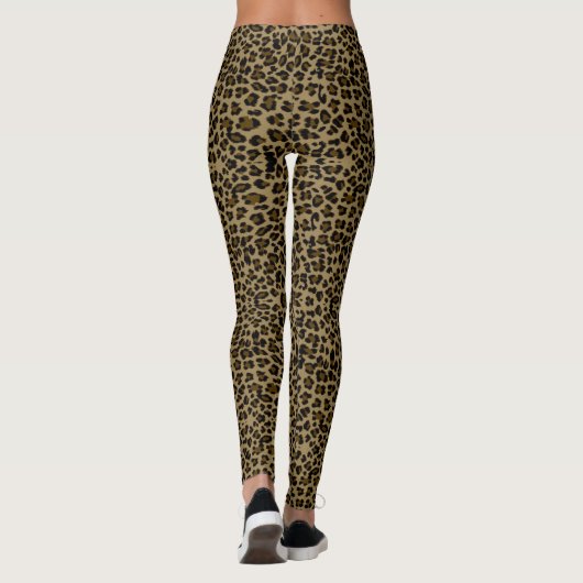 Leopard Love - Power Yoga Leggings (Achterkant)