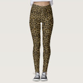 Leopard Love - Power Yoga Leggings (Voorkant)