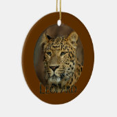 Leopard Lovers Art Keramisch Ornament (Rechts)