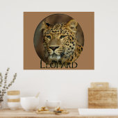 Leopard Lovers Art Poster (Keuken)
