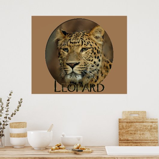Leopard Lovers Art Poster (Keuken)