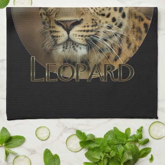 Leopard Lovers Art Theedoek (Gevouwen)