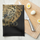 Leopard Lovers Art Theedoek (Quarter Fold)