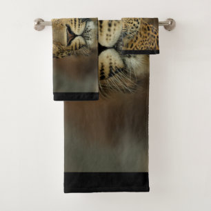 Leopard Lovers Bad Handdoek
