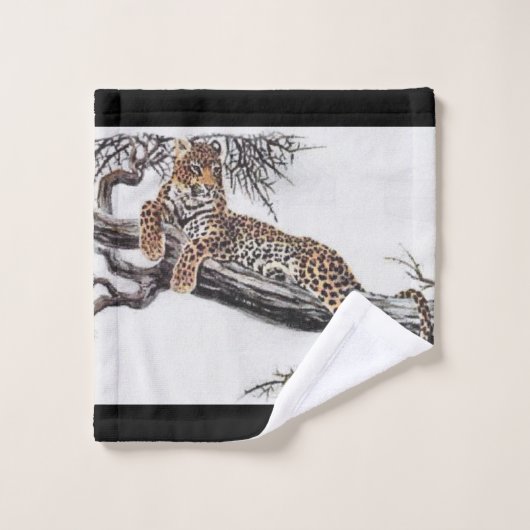 Leopard Lovers Bad Handdoek (Wasdoekje)