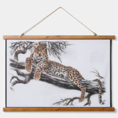 Leopard Lovers Hangend Wandkleed (Voorkant)