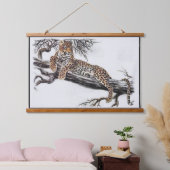 Leopard Lovers Hangend Wandkleed (Slaapkamer)