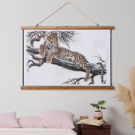 Leopard Lovers Hangend Wandkleed (Slaapkamer)