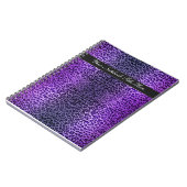 Leopard Lovers Wild Paars Personal Notebook Notitieboek (Linkerzijde)