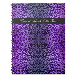 Leopard Lovers Wild Paars Personal Notebook Notitieboek