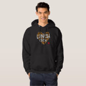 Leopard Lunch Crew Group Matching School Cafeteria Hoodie (Voorkant volledig)
