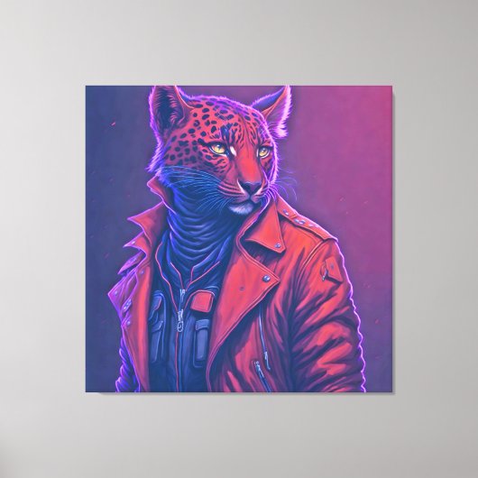 LEOPARD LUXURY #2 CANVAS AFDRUK (Voorkant)