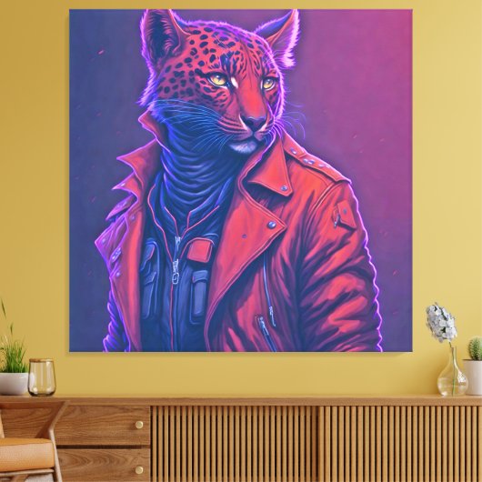 LEOPARD LUXURY #2 CANVAS AFDRUK (Insitu (Woonkamer))