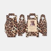 Leopard Luxury Lion Tiger Wool Pattern Baby shower Bedankdoosjes (Uitgevouwen)