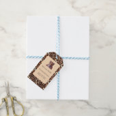Leopard Luxury Lion Tiger Wool Pattern Baby shower Cadeaulabel (Met Touw)
