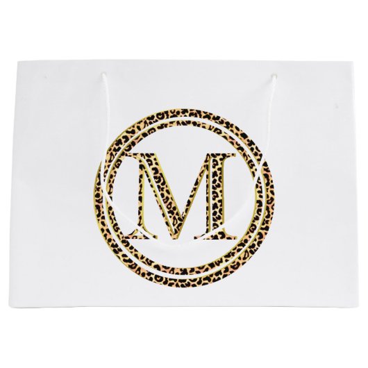 Leopard M Large Cadeautasje (Voorkant)