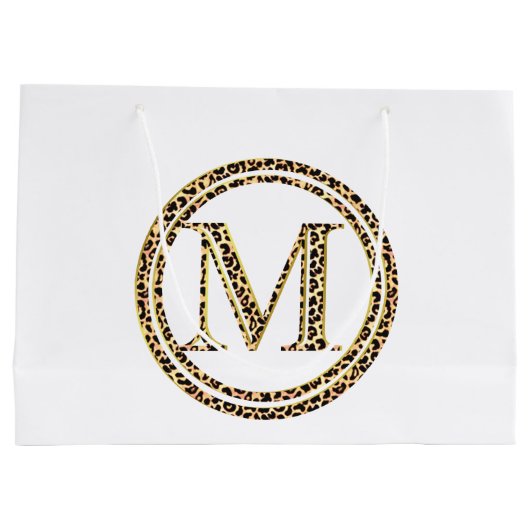 Leopard M Large Cadeautasje (Achterkant)
