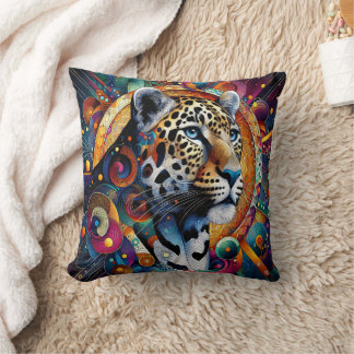 Leopard Majesty: Bold Oerwoud Vibes Kussen