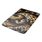 Leopard Majesty: Voel de kracht van Wild Design Badmat (Gekanteld)