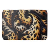 Leopard Majesty: Voel de kracht van Wild Design Badmat (Voorkant)