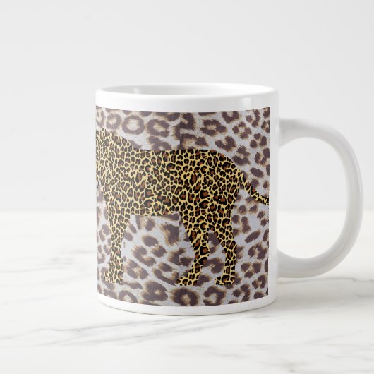 Leopard mania jumbo mok (Rechts)