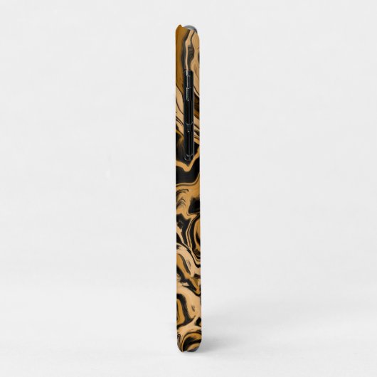 Leopard Marmer Swirls Fluid Art Abstract Case-Mate iPhone Case (Achterkant/links)