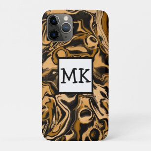 Leopard Marmer Swirls Fluid Art Abstract Case-Mate iPhone Case