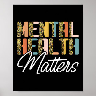 Leopard Mental Health's Human Brain Illness Aware Poster