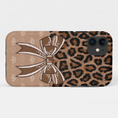 Léopard Mode Noeud Case-Mate iPhone Case (Achterkant (horizontaal))