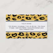 Leopard-model voor visitekaartjes (Voorkant)
