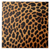 Leopard Modern Cat Animal Print Collectie Tegeltje (Voorkant)
