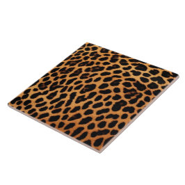 Leopard Modern Cat Animal Print Collectie Tegeltje
