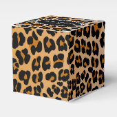 Leopard monogram bedankdoosjes (Voorkant Zijde)