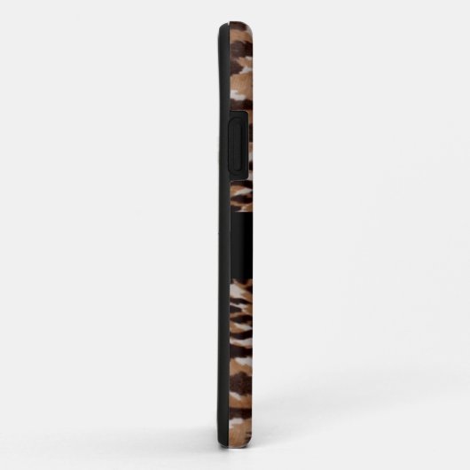 Leopard Monogram Iphone 5 Hoesje (Achterkant/rechts)