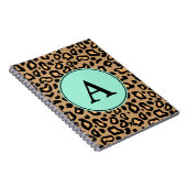 Leopard Monogram Notitieboek (Rechterzijde)