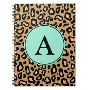 Leopard Monogram Notitieboek