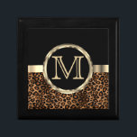 Leopard Monogram | Zwart en bruin Cadeaudoosje<br><div class="desc">Cadeaudoos in Keepomwille. ⭐ Dit product is 100% . ***** Klik op CUSTOMIZE BUTTON om toe te voegen, te verwijderen, te verplaatsen, te wijzigen, te roteren, enz.om het even welke grafiek of tekst of gebruik de vullingsvakjes. ⭐ 99% van mijn design in mijn winkel wordt in lagen gedaan. Dit maakt...</div>
