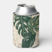 Leopard Monstera: Oerwouden . Blikjeskoeler (Blikje Voorkant)