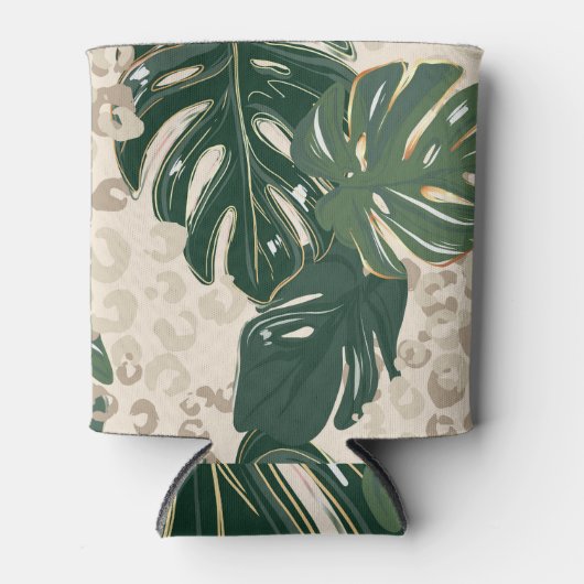 Leopard Monstera: Oerwouden . Blikjeskoeler (Voorkant)