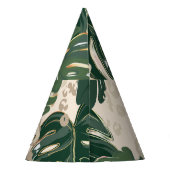 Leopard Monstera: Oerwouden . Feesthoedjes (Achterkant)