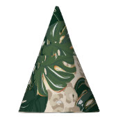 Leopard Monstera: Oerwouden . Feesthoedjes (Rechts)