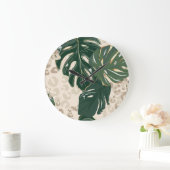 Leopard Monstera: Oerwouden . Grote Klok (Huis)