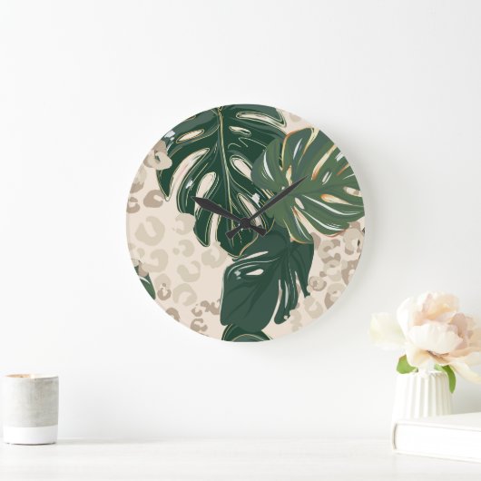 Leopard Monstera: Oerwouden . Grote Klok (Huis)
