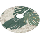Leopard Monstera: Oerwouden . Kerstboom Rok (Gekanteld)