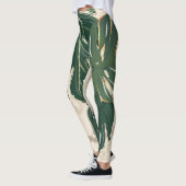 Leopard Monstera: Oerwouden . Leggings (Links)