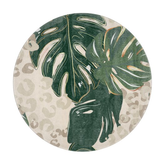 Leopard Monstera: Oerwouden . Snijplank (Voorkant)