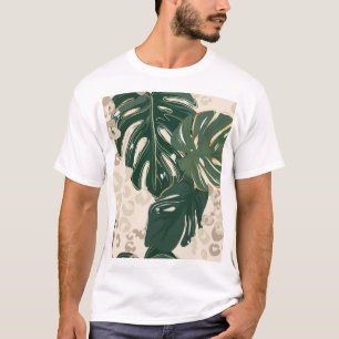 Leopard Monstera: Oerwouden . T-shirt
