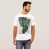 Leopard Monstera: Oerwouden . T-shirt (Voorkant volledig)