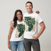 Leopard Monstera: Oerwouden . T-shirt (Unisex)