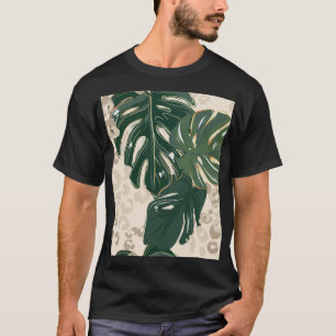 Leopard Monstera: Oerwouden . T-shirt